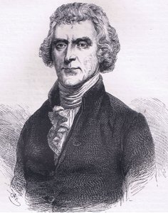 Thomas Jefferson (Illustration aus Cassells Geschichte der Vereinigten Staaten) von American English school