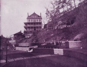 Basin Springs, Eureka Springs, Arkansas, an der St. Louis und San Francisco Eisenbahn von American Photographer (after)