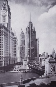 Chicago: Boulevard Link Brücke, Blick nach Norden von American Photographer (after)