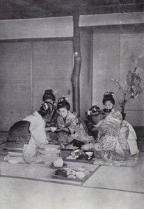 Geishas beim Abendessen in einem Teehaus von American Photographer (after)
