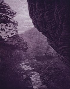 Grand Canyon des Colorado, nahe dem Tempel von Set (s/w Foto) von American Photographer (after)
