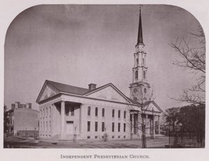 Unabhängige Presbyterianische Kirche (s/w Foto) von American Photographer (after)