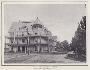 Jamestown, NY: Pickard House, Bemus Point (s/w Foto) von American Photographer (after)