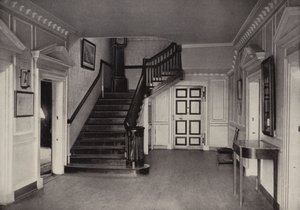 Mount Vernon: Herrenhaus Innenansicht, Zentrale Halle von American Photographer (after)