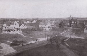 Old Orchard Beach, Maine: Blick landeinwärts vom Old Orchard House