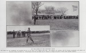 Auf den Links des Country Clubs (s/w Foto) von American Photographer (after)
