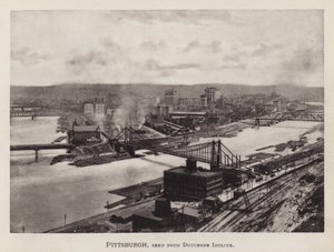 Pittsburgh: Pittsburgh, gesehen von Duquesne Incline von American Photographer (after)