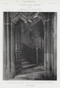 Treppe vom Kreuzgang, San Tomas, Avila, Spanien von American Photographer (after)