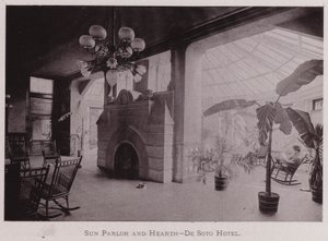 Sonnenveranda und Herd, De Soto Hotel von American Photographer (after)