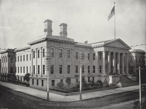 Die Zweigstelle der US-Münzanstalt in San Francisco (s/w Foto) von American Photographer (after)