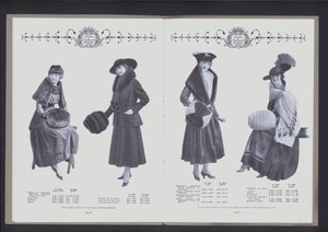Doppelseite aus The Theater of Fur Fashion von American Photographer (after)