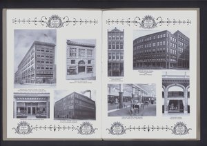 Doppelseitige Ausbreitung aus Das Theater der Pelzmode von American Photographer (after)