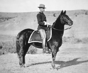 2. Leutnant John J. Pershing (1860-1948) 6. US-Kavallerieregiment