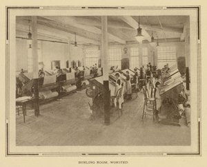 Amoskeag Manufacturing Company: Burling Room, Worsted von American Photographer