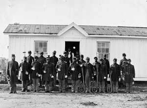 Arlington, Va. Band der 107. U.S. Colored Infantry bei Fort Corcoran, 1865