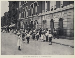 Vor dem Klingeln, eine Schule an der East Side von American Photographer