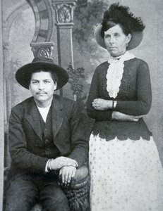 Belle Starr mit ihrem Geliebten 