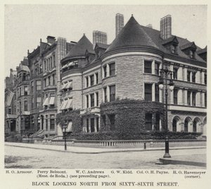 Block, Blick nach Norden von der Sixty-Sixth Street