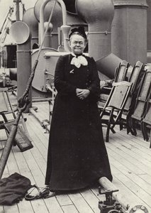 Carrie Nation (1846-1911), amerikanische radikale Abstinenzaktivistin, um 1905 von American Photographer