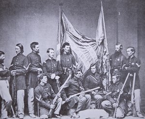 Farbtruppe der 7. Illinois-Infanterie von American Photographer