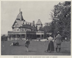 Während der Mittagspause bei den Meisterschafts-Golfspielen in Ardsley von American Photographer