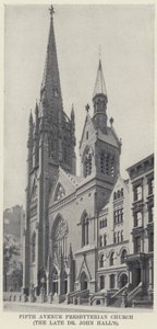 Fifth Avenue Presbyterian Church, die späte Dr. John Hall