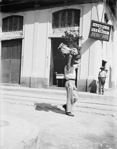 Blumenverkäufer, Havanna, um 1910