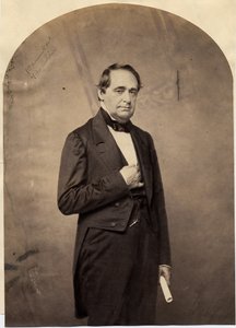 Hannibal Hamlin (1809-91), 15. Vizepräsident der USA (Salzabzug) von American Photographer