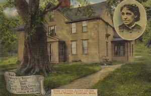 Heimat von Louisa M Alcott und ihren Little Women, Concord, Massachusetts, USA