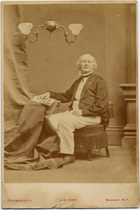 Horace Greeley (1811-72), US-Politiker und Zeitungsredakteur, Foto von J H Kent, Brockport, New York