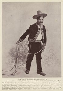Jose Maria Garcia, Mexikanischer Cowboy
