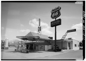 Lindholm Oil Company Service Station, Cloquet, Minnesota (s/w Foto)
