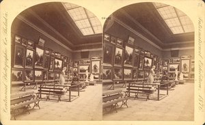 Memorial Hall, Amerikanische Abteilung, Centennial International Exhibition von 1876, Philadelphia von American Photographer