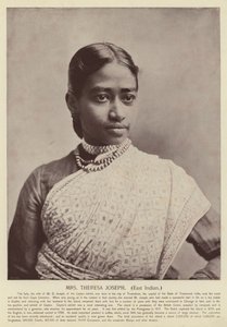 Mrs Theresa Joseph, Ostindierin