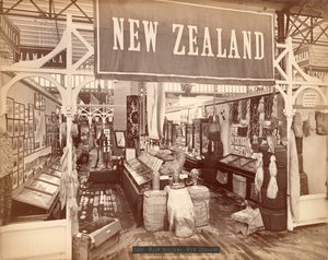 Neuseeland, Centennial International Exhibition, 1876 (Albuminabzug) von American Photographer