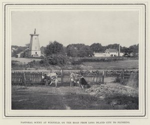 Pastorale Szene in Winfield, auf der Straße von Long Island City nach Flushing von American Photographer