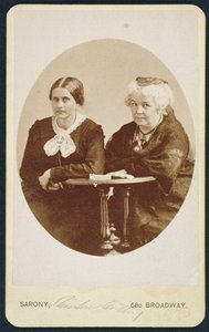 Porträt von Elizabeth Cady Stanton und Susan B. Anthony