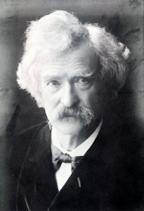 Porträt von Mark Twain (1835 - 1910)