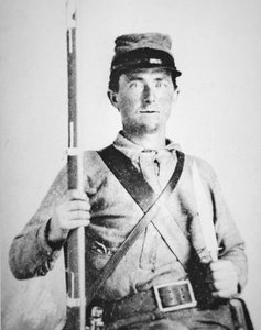 Private John LeRoy Williams, Soldat der Konföderierten Armee von American Photographer