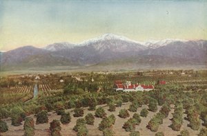 Redlands, Kalifornien, Blick von Smiley Heights von American Photographer