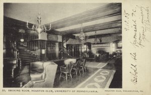 Raucherzimmer, Houston Club, University of Pennsylvania, Philadelphia