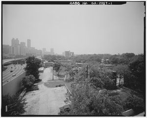 Techwood Homes (Sozialwohnungen), begrenzt von North Avenue, Parker Street, William Street & Lovejoy Street, Atlanta, Fulton County, GA