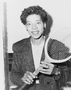 Tennisstar Althea Gibson, Vereinigte Staaten, 1956