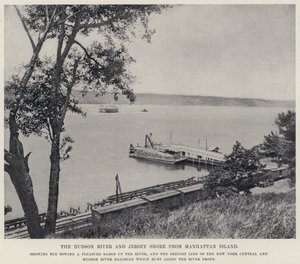 Der Hudson River und die Jersey Shore von Manhattan Island von American Photographer
