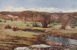 Die schneebedeckte Bergkette, nahe Trinidad, Colorado von American Photographer