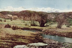 Die schneebedeckte Bergkette, nahe Trinidad, Colorado von American Photographer