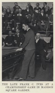 Der verstorbene Frank C Ives bei einem Meisterschaftsspiel im Madison Square Garden von American Photographer