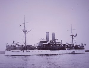 USS Maine, später im Hafen von Havanna versenkt von American Photographer