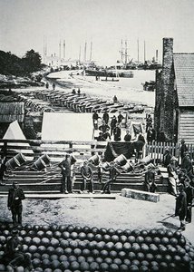 Munitionsdepot der Unionsarmee in City Point, Virginia von American Photographer