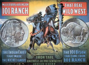 101 Ranch Wild West Show Plakat, mit 